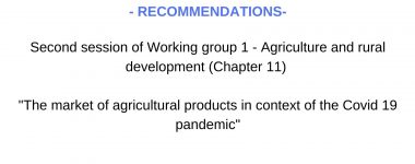 Recommendations wg1 session 2